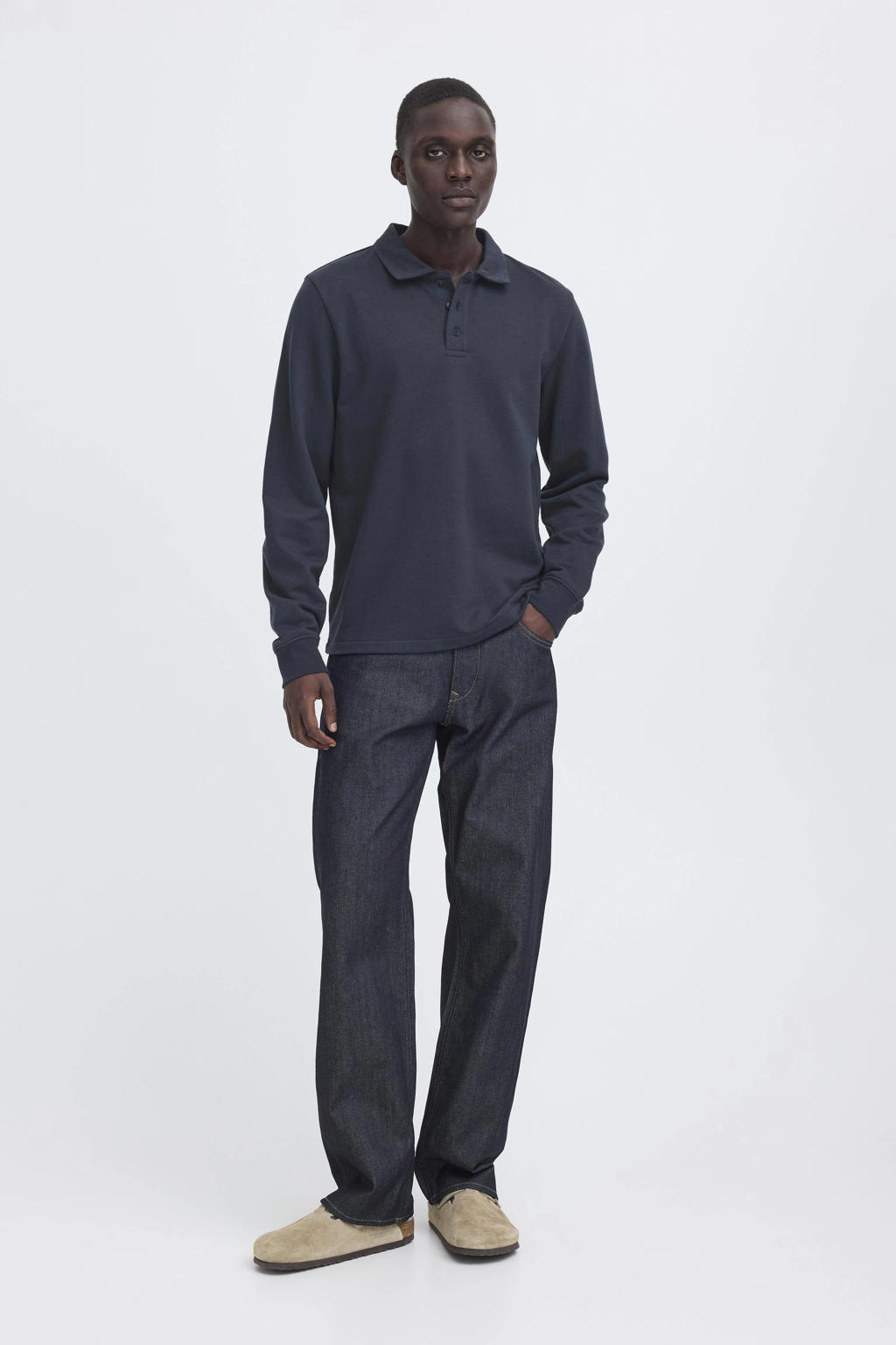 Blend sweater donkerblauw