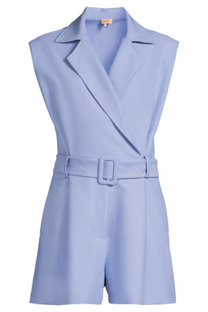 blazer playsuit lichtblauw