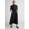 Ruby poplin maxi rok zwart