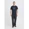 Blend regular T-shirt donkerblauw