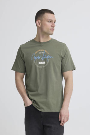 regular T-shirt groen