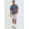 Blend regular sweatshort grijs