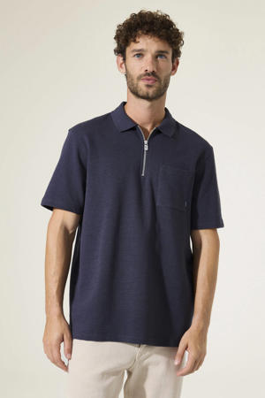 regular polo donkerblauw