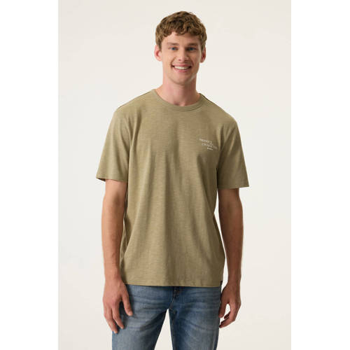 Garcia relaxed T-shirt met backprint groen afbeelding