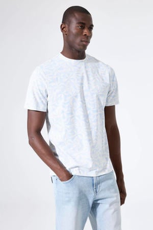 regular T-shirt lichtblauw