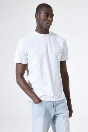 regular T-shirt lichtblauw