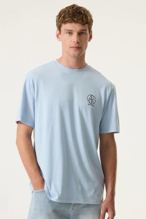 regular T-shirt lichtblauw