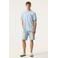 Garcia regular T-shirt lichtblauw