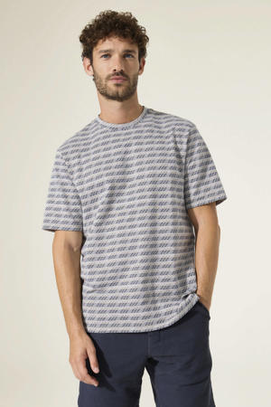 regular T-shirt blauw