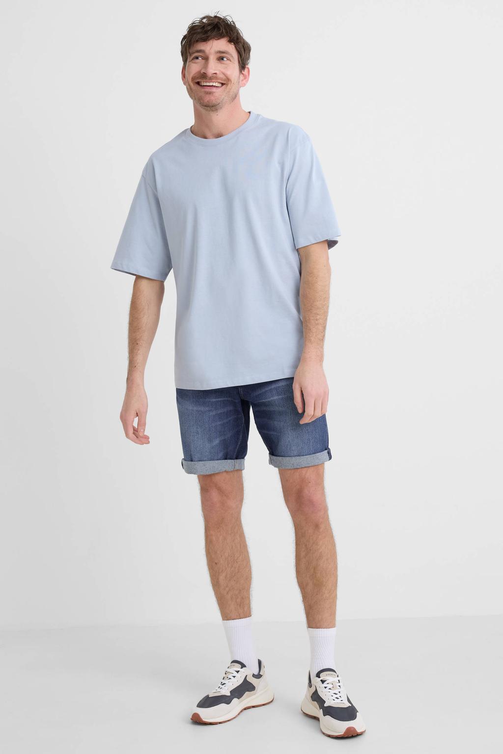 Garcia Russo 615 denim regular short dark blue denim