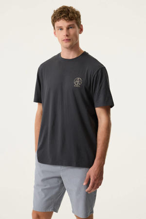 regular T-shirt donkerblauw
