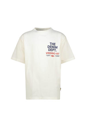 T-shirt met backprint wit