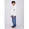 Vingino hoodie met backprint wit