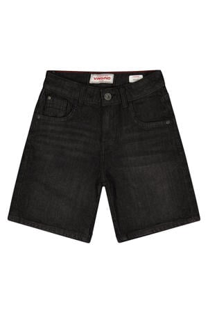 regular denim short black denim