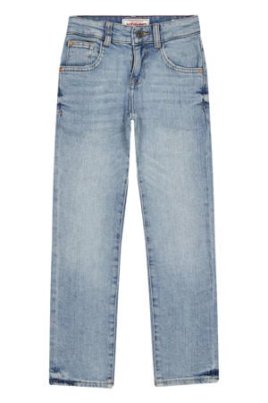 regular waist regular fit jeans light blue denim