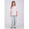 Vingino gestreepte T-shirt lichtroze