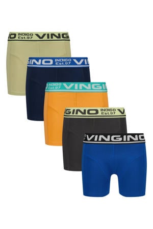 boxershort - oranje/multicolor (set van 5)