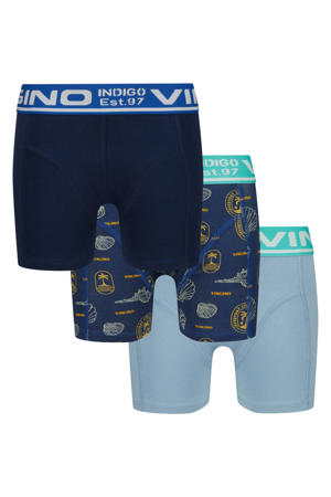 boxershort - lichtblauw/blauw (set van 3)