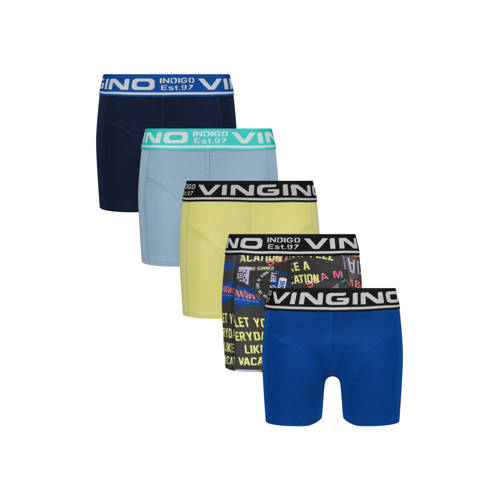 Vingino boxershort geel/multicolor (set van 5)