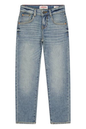 straight leg jeans light blue denim