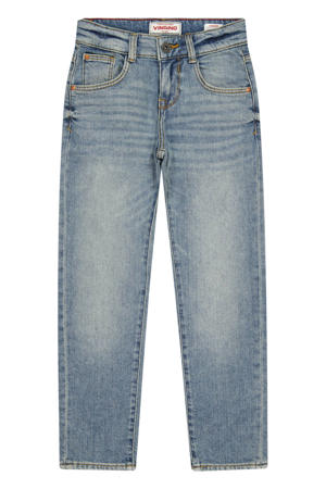 straight leg jeans light blue denim
