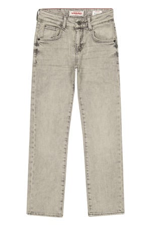 regular waist regular fit jeans grey denim