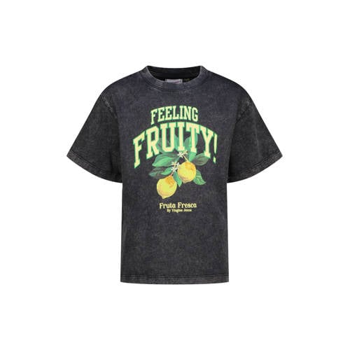 Vingino T-shirt verwassen zwart afbeelding
