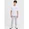 JACK & JONES JUNIOR joggingbroek wit melange