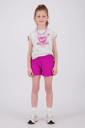 regular casual short paars