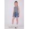 Vingino gestreepte mouwloze top donkerblauw