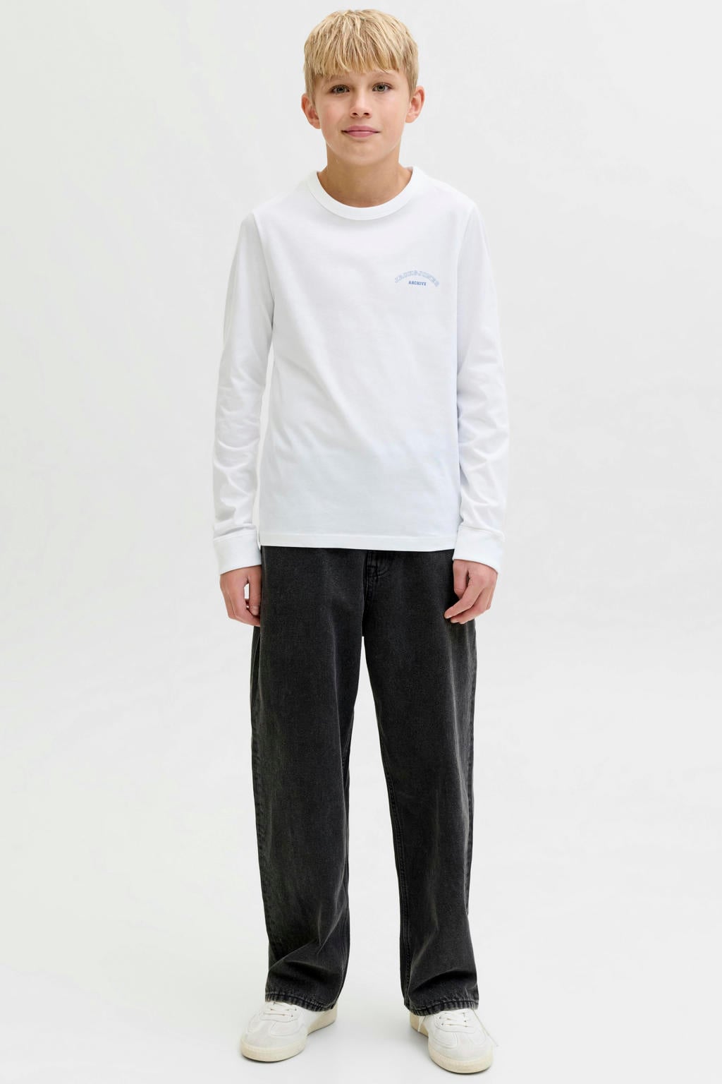 JACK & JONES JUNIOR longsleeve wit