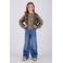 Vingino longsleeve met panterprint bruin
