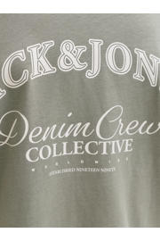 thumbnail: JACK & JONES JUNIOR T-shirt met backprint grijsgroen