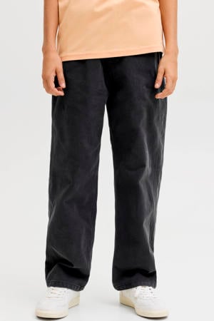 wide leg casual broek grijs