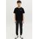 JACK & JONES JUNIOR regular casual broek zwart