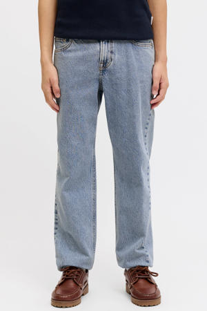 regular waist regular fit jeans medium blue denim