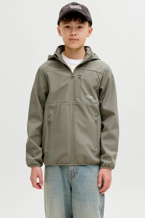 softshell jas grijsgroen