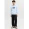 JACK & JONES JUNIOR hoodie lichtblauw
