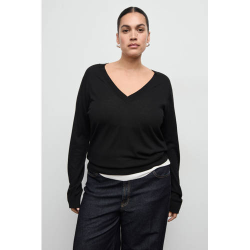 Mango pullover zwart afbeelding