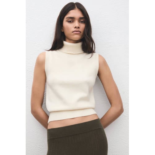 Mango top ecru afbeelding