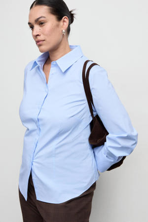 blouse lichtblauw