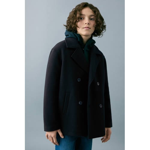 Mango Kids manteljas donkerblauw afbeelding
