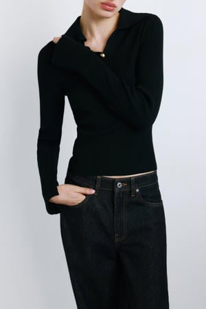 wide leg jeans wide leg jeans dark blue denim