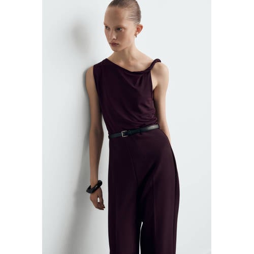 Mango jumpsuit donkerrood afbeelding