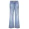 Geisha flared jeans light blue denim