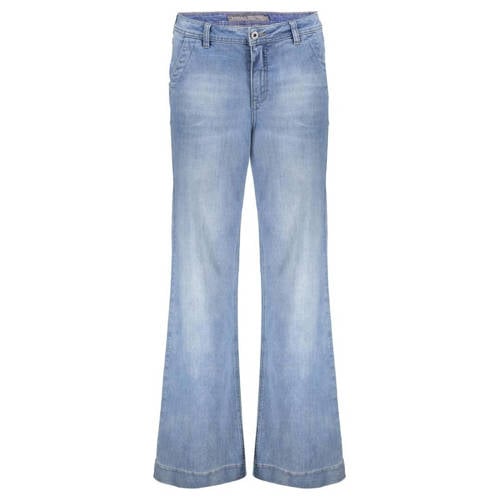 Geisha flared jeans light blue denim afbeelding