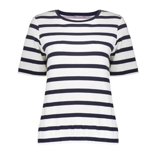 Geisha gestreepte T-shirt ecru afbeelding