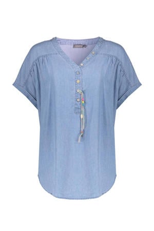 top light blue denim