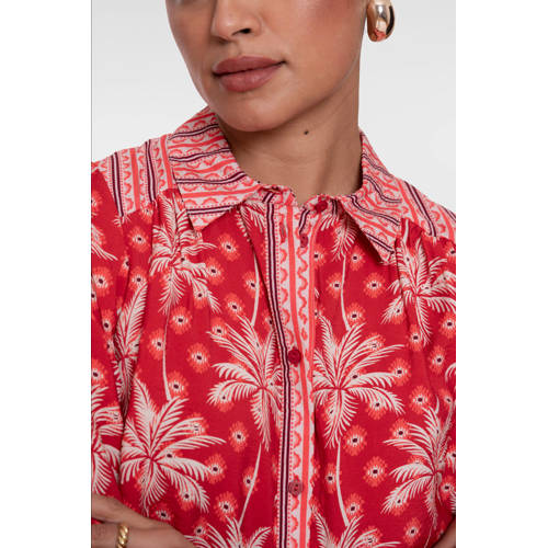 Geisha blouse rood afbeelding