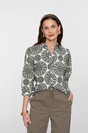 blouse groen
